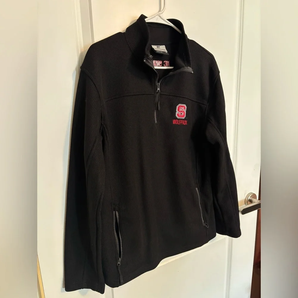 Colosseum | Black Half-Zip Pullover | NC STATE - Picture 2 of 8
